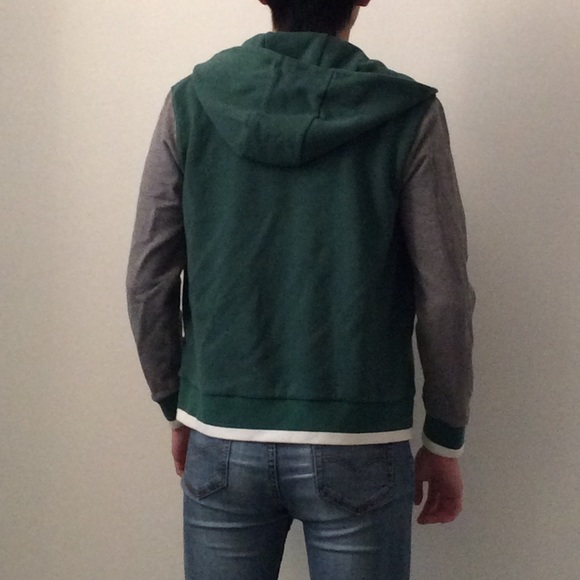 Men Baseball fleece Jacket - Picture 2 of 3